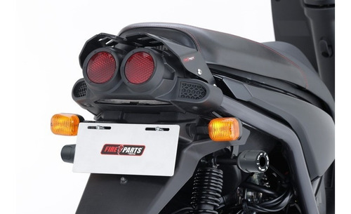 Imagen 1 de 2 de Slider Trasero Yamaha Bws 125 Aluminio Negro Fire Parts