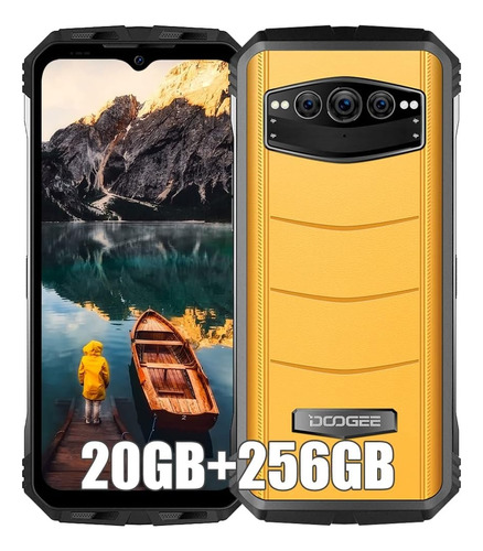 Doogee S100 Smartphone Cámara De Visión Nocturna De 08mp + 20mp 20gb+256gb Android 12 Mtk Helio G99 Nfc Gps-  Amarillo