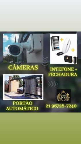 Imagem 2 de 3 de Instalação De Câmeras/ Portão Automático
