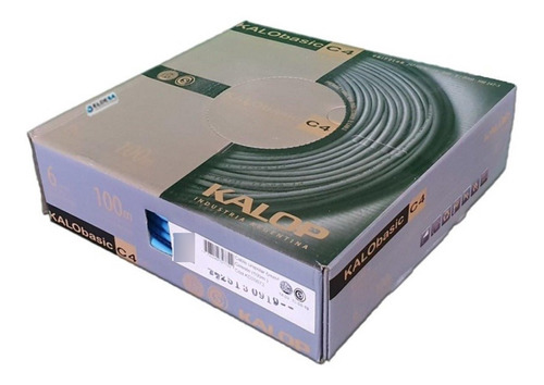 Cable Unipolar Kalop 2.5mm Verde-amarillo X Rollo 100m Cat4