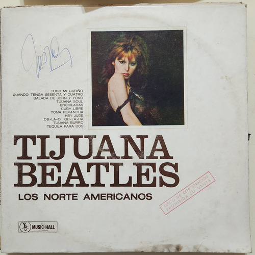 Vinilo Los Norte Americanos Tijuana Beatles O2