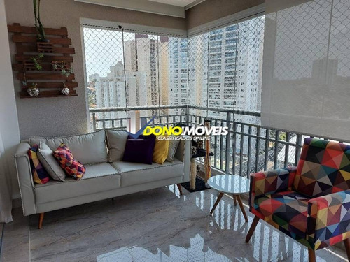 Imagem 3 de 15 de Lindo Apto 96m, Cond. Ideale, Baeta Neves, Sbc-sp - Su-637