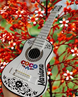 Guitarra Acustica Coco Para Niños-incluye Forro