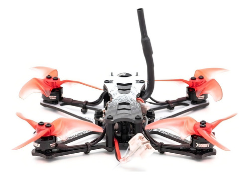 Drone Emax Tinyhawk II Freestyle RTF Kit With Controller & Goggles con cámara 700TVL negro y blanco y rojo 2 baterías
