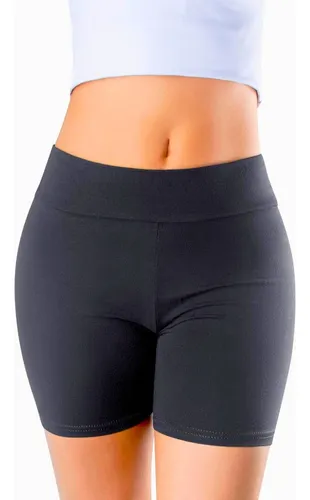 Lycra Corta Short Levanta Cola Push Up Deportivo Texturizado