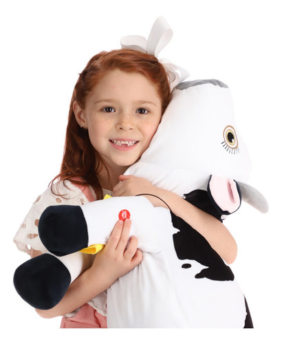 Imagen 4 de 5 de La Granja De Zenón Peluche Musical Abrazable 70 Cm Vaca Lola