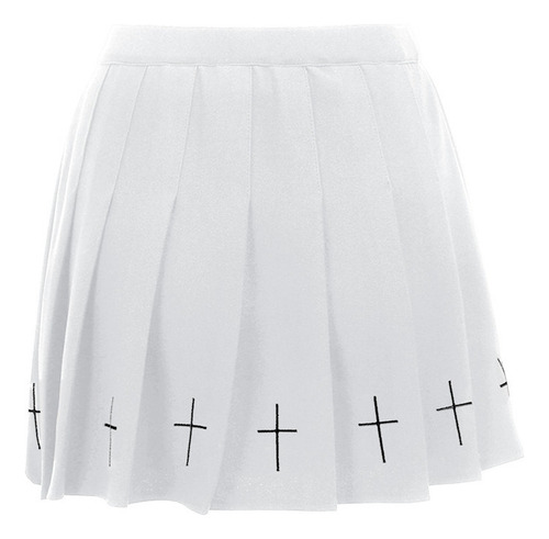 Minifaldas Góticas De Cintura Alta Con Falda Plisada De Hara