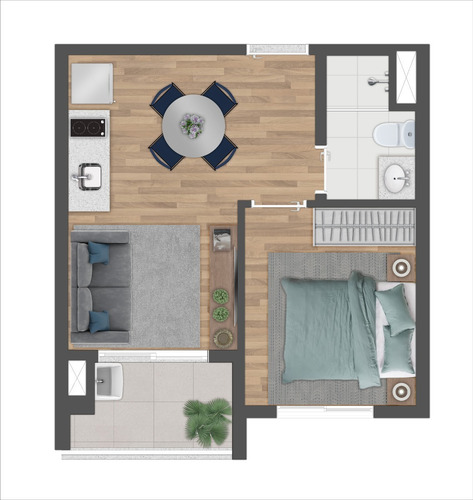Imagem 8 de 22 de Studio 27m² 351.000 -moema A 600m Do Metro Moema