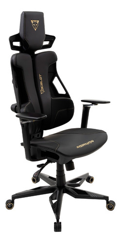 Silla Ocelot Gaming Scorpion Negro Descansabrazos 4d 150kg Material del tapizado Cuero sintético