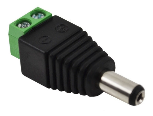 Conector Dc Macho Y Hembra Atornillado