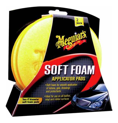 Aplicadores De Esponja Meguiars Soft Foam 2 Piezas