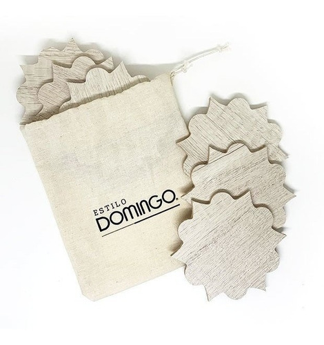 Imagen 2 de 2 de Posavasos Mandala Mini X 6 Escandinavo Nordico