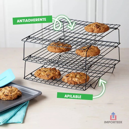 12pz Rejilla Multi Niveles Enfriadora Galletas Pan