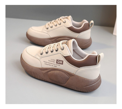 ) Zapatillas Informales Con Suela Gruesa Y Zapatos Con