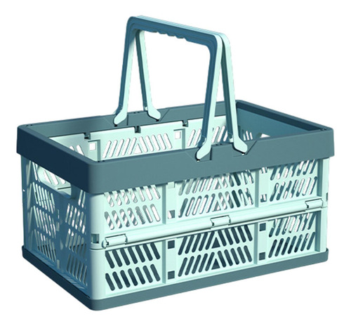 Canasta Plegable Con Asas Para Compras