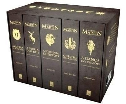 Box As Crônicas De Gelo E Fogo - Game Of Thrones - 5 Livros