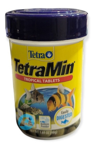 Tetra Min Tropical Tablets 48g Alimento Para Peces De Fondo