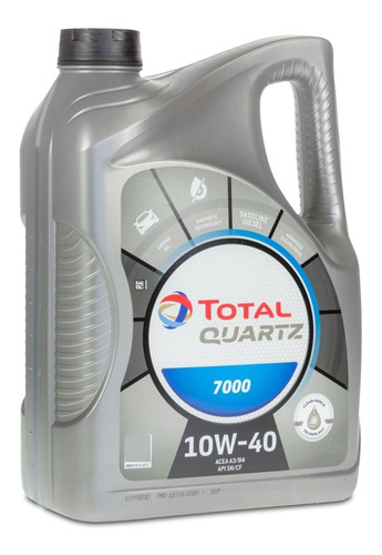 Aceite Total I Quartz 10w40  4l.semi Sint