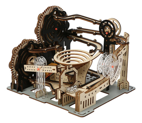 Rompecabezas De Madera 3d Marble Run, Montaña Rusa De