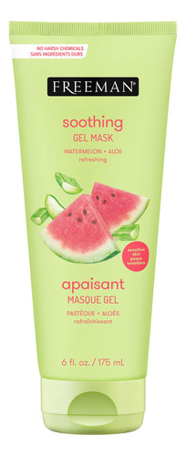 Freeman Máscara Facial Calmante De Gel De Sandía Y Aloe, .