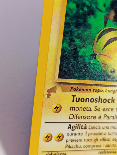 Cartas Pokemon Gold Tail Pikachu Italiana Worldcolection