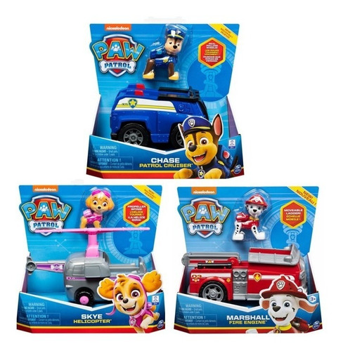 Paw Patrol Colección Vehículos Al Rescate Spin Master (Usado)