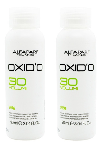 Alfaparf Oxidante X 2 Unidades 30 Volúmenes 90 Ml P/ Tintura