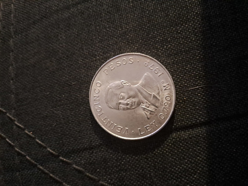 Moneda 25 Pesos Benito Juárez, Plata