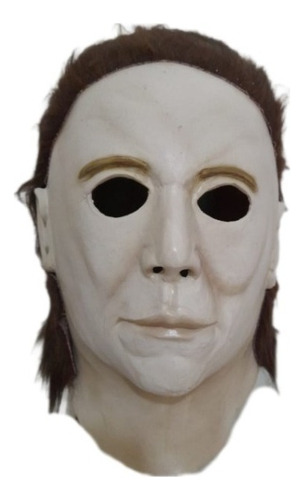 Mascara Michael Myers Clásico De Látex Color Blanco