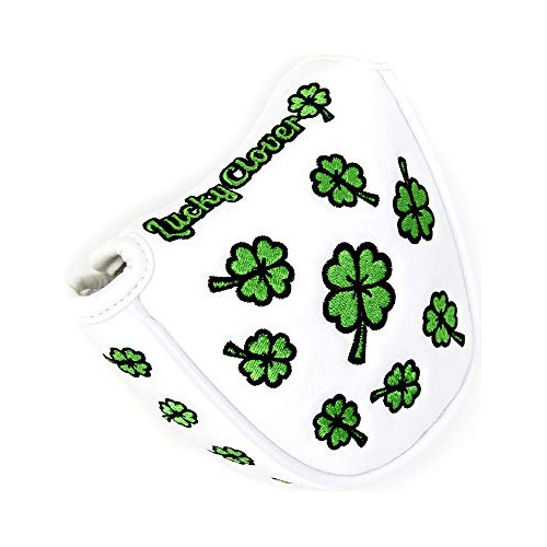 Lucky Clover Mallet Putter Cover Headcover For Scotty C...