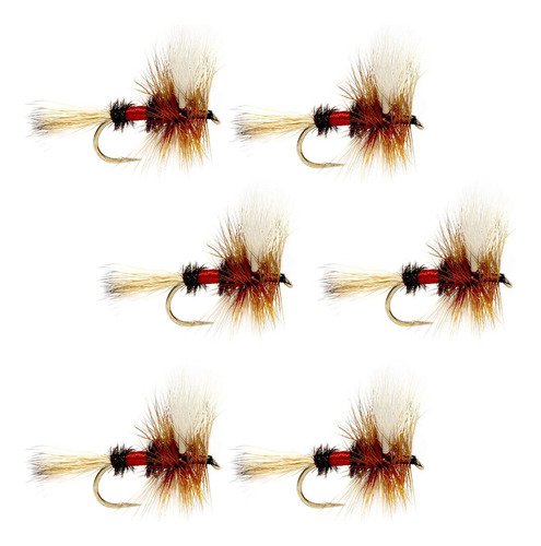 The Fly Fishing Place Royal Wulff Mosca Para Pesca (6 Unidad