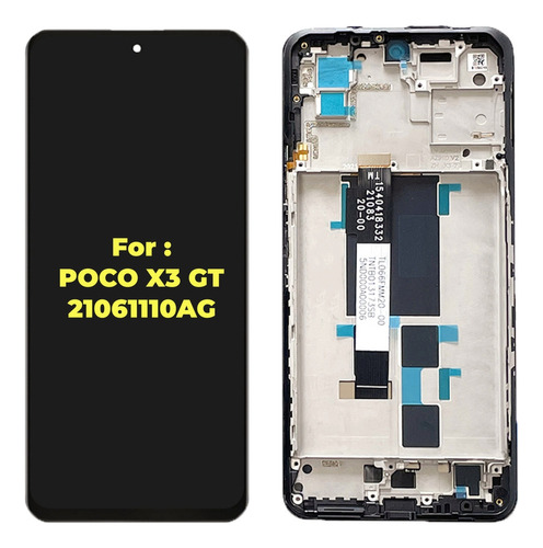 Pantalla Lcd Con Marco Para Xiaomi Poco X3 Gt 21061110ag Ha