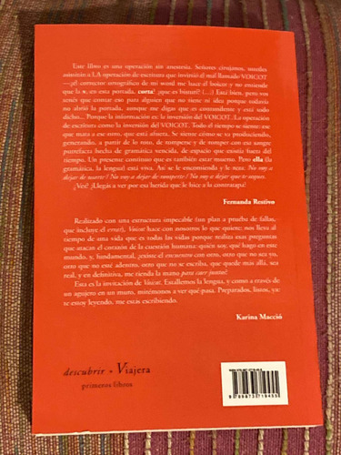 Libro Voicot (un Destino Dado Vuelta) De Nicolás Sergi