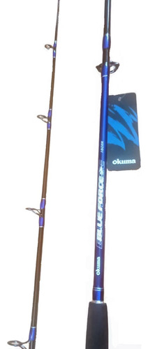 Caña Okuma Blue Force 7 Pies Spinning Para Embarcación Color Azul