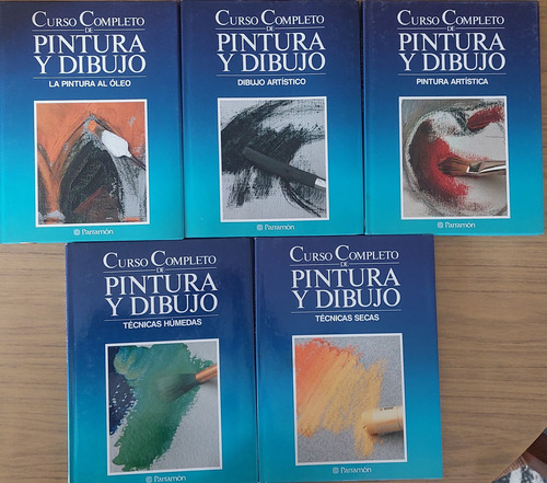 Curso Completo De Pintuta Y Dibujo. 5 Tomos. Parramon (Usado)