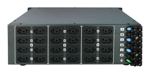 Rack Dimmer Dmx 12 Canais / 4000w Por Canal Linha Prof Nfe