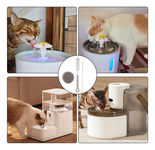 General Kit De Limpieza Para Fuente De Agua Para Gatos Kit