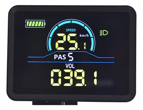 Hx Medidor De Pantalla Lcd Para Bicicleta Eléctrica H7p5c,