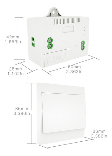 Imagem 6 de 9 de Kit De Interruptor De Luz Sem Fio 110-230v Auto-alimentado