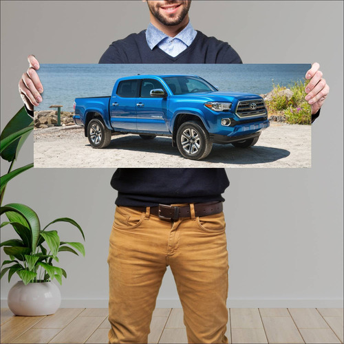 Cuadro 30x80cm Auto 2016 Toyota Tacoma Limited D 117