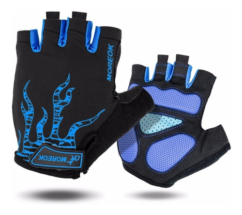 Guantes Ciclismo Moreok Newboler Dedos Cortos Acolchado Gel