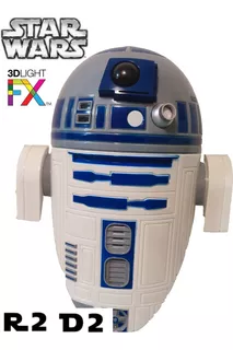 Oficial de Star Wars R2-D2 Droid plateado rodio Gemelos en la caja de presentación 