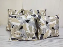 Comprar Combo De Almohadones De Gabardina Estampada Importada