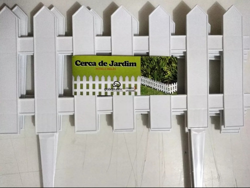 Kit 30 Cercas Plastica Decorativa Jardim Inglês 12,15m Total