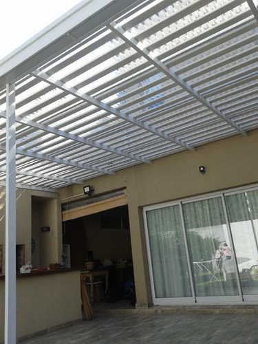 Imagen 10 de 10 de Techo Policarbonato Garage Pergola Cochera Cerramiento