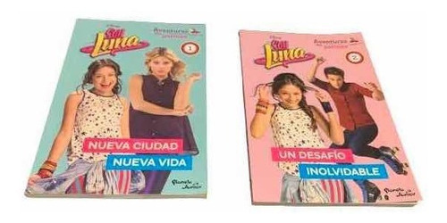 2 Libros Soy Luna Aventura Patines (un Desafío Inolv / Nueva