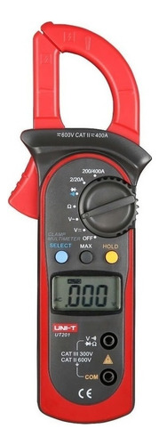 Pinza amperimétrica digital Uni-T UT201+ 400A
