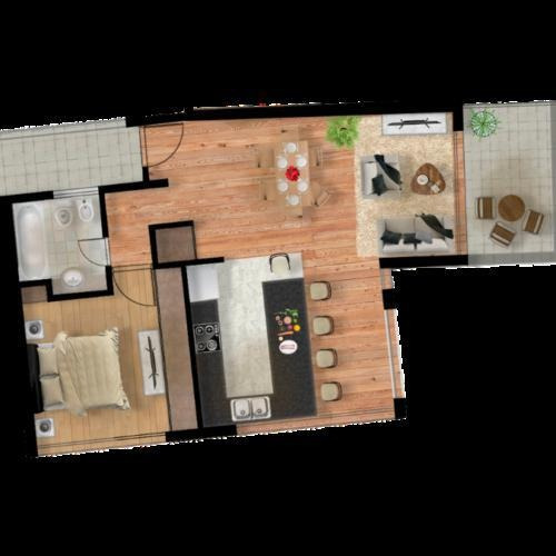 Imagen 22 de 33 de 1 Y 2 Dormitorios En Fisherton, Opción Terrazas Exclusivas