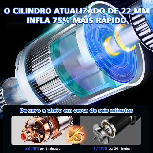 Yonjooz Carregadores De Baterías Bomba Infladora Auxiliar Partida 8000mah Power Bank Energia Móvel Multifuncional Mini Compressor Ar Portatil Bomba De Inflação Portátil Com Luz De Emergência