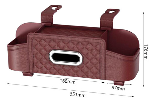 Organizador Del Asiento Trasero Del Reposacabezas Del Rojo